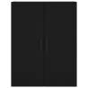 Highboard Black 69.5x34x180 cm - Stylish Storage Solution