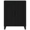 Highboard Black 69.5x34x180 cm - Stylish Storage Solution