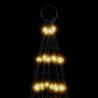 Christmas Tree Light on Flagpole - 1534 LEDs Warm White - 500 cm