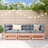 3 Piece Garden Lounge Set Solid Wood Douglas Colour natural douglas Quantity in Package 1 Model 2x corner +middle 