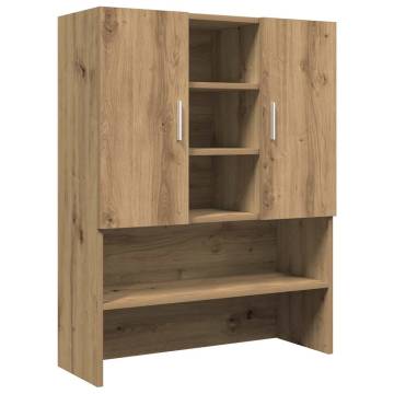 Washing Machine Cabinet Artisan Oak - Space Saving Storage