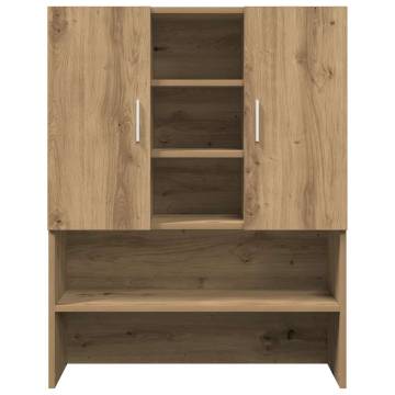 Washing Machine Cabinet Artisan Oak - Space Saving Storage