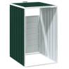 Wheelie Bin Storage for Single Bin - Green Steel 72x81x115 cm