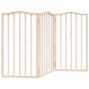 Foldable Dog Gate - 3 Panels 150 cm Poplar Wood | HipoMarket