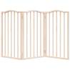 Foldable Dog Gate - 3 Panels 150 cm Poplar Wood | HipoMarket