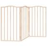 Foldable Dog Gate - 3 Panels 150 cm Poplar Wood | HipoMarket