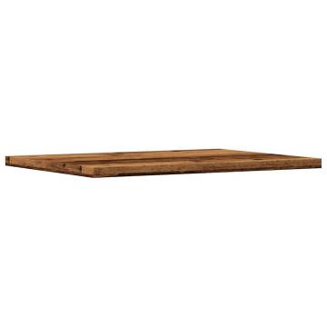 Bookshelf Boards 4 pcs Old Wood - Durable Engineered Wood