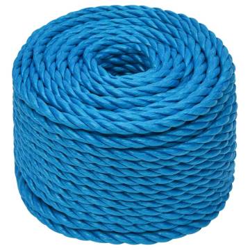 Work Rope Blue 10mm 50m Polypropylene - Durable & Versatile