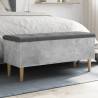 Storage Bench Concrete Grey 102x42 cm | Stylish & Functional