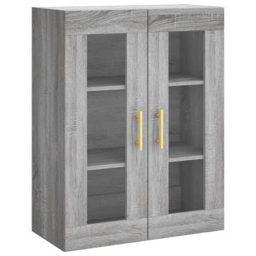 Stylish Highboard Grey Sonoma - Durable & Spacious | HipoMarket