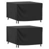  Garden Furniture Covers 2 pcs Black 113x113x73 cm Waterproof 420D Size 113 x 113 x 73 cm Quantity in Package 1 