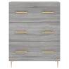 Stylish Highboard Grey Sonoma - Durable & Spacious | HipoMarket