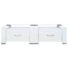 Double Washing Machine Pedestal with Drawers - White