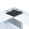 Double Washing Machine Pedestal with Drawers - White