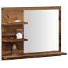  Bathroom Mirror Cabinet Old Wood 60x10.5x45 cm Colour old wood Quantity in Package 1 