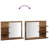 Bathroom Mirror Cabinet Old Wood 60x10.5x45 cm | Hipomarket