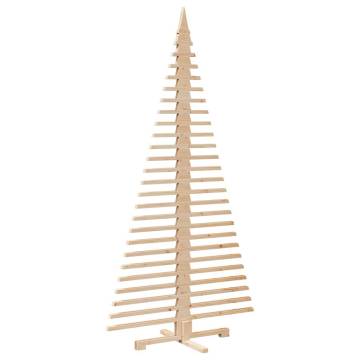 Wooden Christmas Tree 210 cm | Solid Pine Decoration