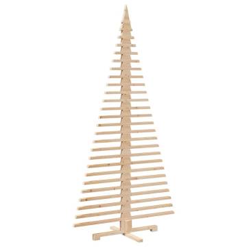 Wooden Christmas Tree 210 cm | Solid Pine Decoration