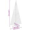 Wooden Christmas Tree 210 cm | Solid Pine Decoration