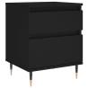 Stylish Black Bedside Cabinets - Set of 2 | HipoMarket UK