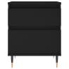 Stylish Black Bedside Cabinets - Set of 2 | HipoMarket UK