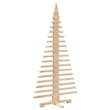 150 cm Wooden Christmas Tree | Solid Pine Decoration