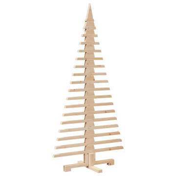 150 cm Wooden Christmas Tree | Solid Pine Decoration