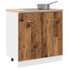  Sink Bottom Cabinet Old Wood 80x46x81.5 cm Engineered Wood Colour old wood Quantity in Package 1 Model 1x bottom cabinet (2 doors) 80 cm Number of 