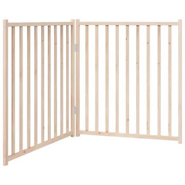 Foldable Dog Gate - 2 Panels 160 cm Solid Wood Fir | HiPO Market