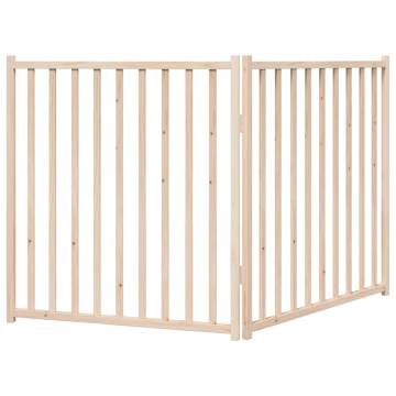 Foldable Dog Gate - 2 Panels 160 cm Solid Wood Fir | HiPO Market