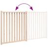 Foldable Dog Gate - 2 Panels 160 cm Solid Wood Fir | HiPO Market