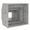 Nesting Tables Set - 3 pcs Concrete Grey Engineered Wood