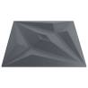 Stylish Grey Wall Panels - 12 pcs 50x50 cm XPS | Hipomarket