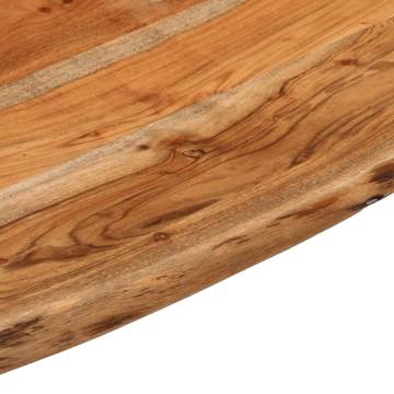 Wall Shelf 40x40 cm - Solid Acacia Wood Live Edge Design