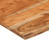 Wall Shelf 40x40 cm - Solid Acacia Wood Live Edge Design