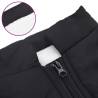 Dog Coat with Harness - Waterproof & Reflective Black XL