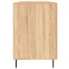 Sonoma Oak Desk 140x50x75 cm - Elegant Engineered Wood Design