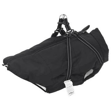 Waterproof Reflective Dog Coat with Harness - 3XL Black | Hipomarket