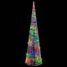 Acrylic Decorative Pyramid LED Light Cone - 120 cm - Colourful