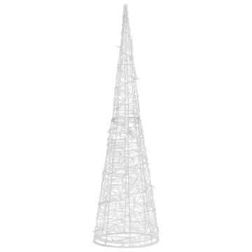 Acrylic Decorative Pyramid LED Light Cone - 120 cm - Colourful