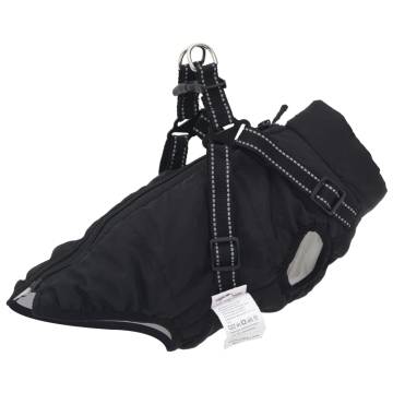 Waterproof Reflective Dog Coat with Harness - Size S