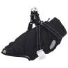  Dog Coat with Harness Waterproof Reflective Black S Colour black Size s 