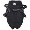 Waterproof Reflective Dog Coat with Harness - Size S