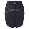 Dog Coat with Harness Waterproof Reflective Navy Blue 3XL