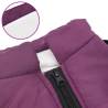 Dog Coat with Harness - Waterproof & Reflective Purple 2XL