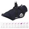 Waterproof Reflective Dog Coat with Harness - Navy Blue 2XL