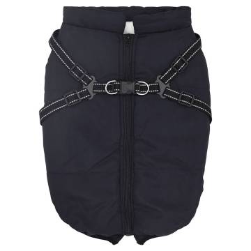 Dog Coat with Harness - Waterproof & Reflective Navy Blue 5XL