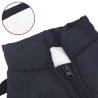 Waterproof Reflective Dog Coat with Harness - Navy Blue L