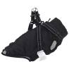  Dog Coat with Harness Waterproof Reflective Black M Colour black Size m 