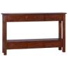  Console Table Classical Brown 120x30x75 cm Solid Mahogany Wood Colour classical brown Quantity in Package 1 